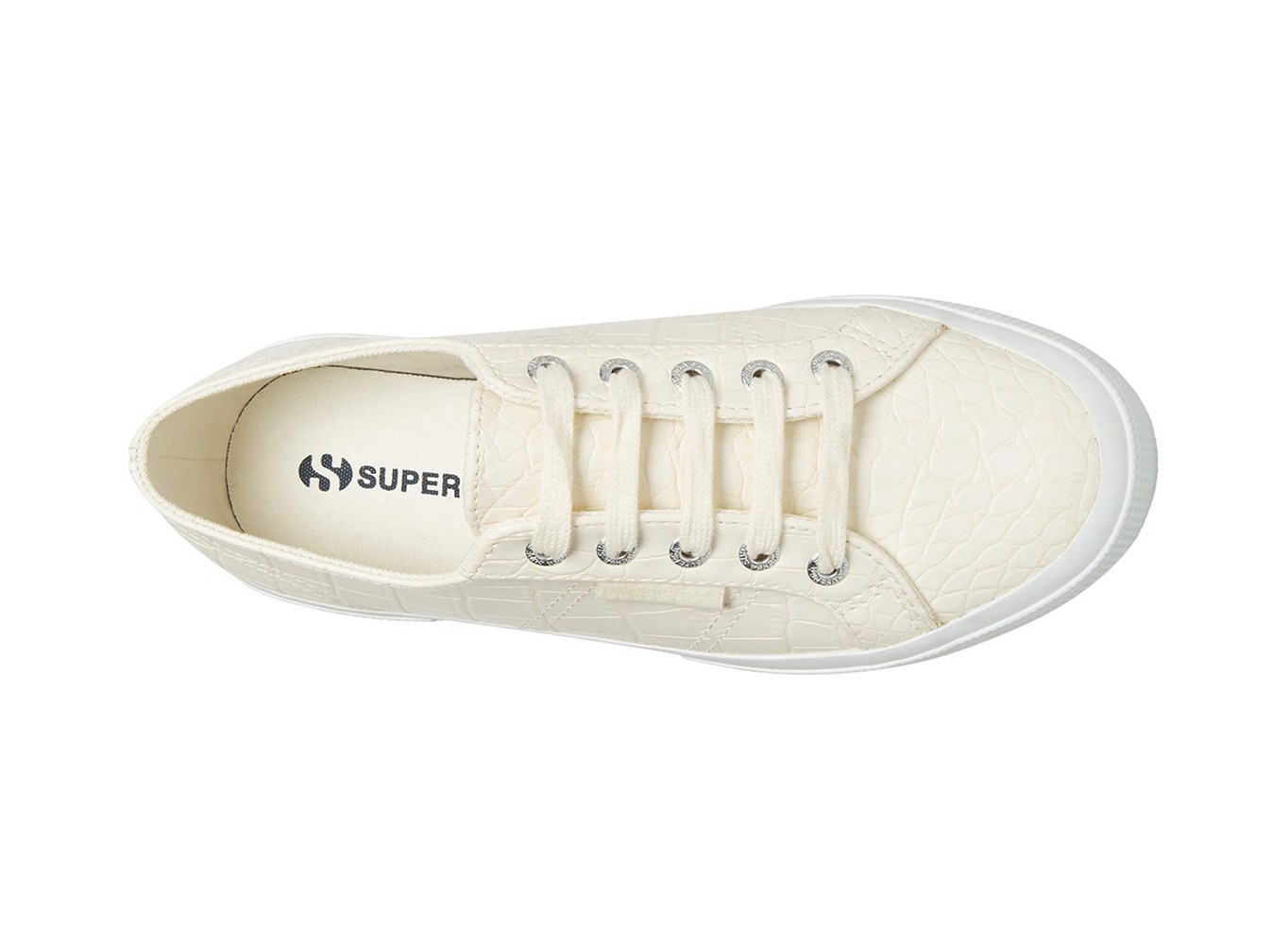 Superga Sneakers Womens - 2750 Syntcrocodilew - Beige - PCERV6483